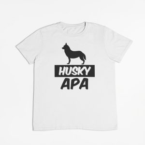 Husky apa férfi póló