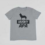Husky apa férfi póló