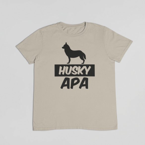 Husky apa férfi póló