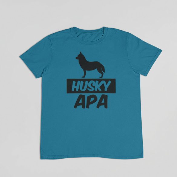 Husky apa férfi póló