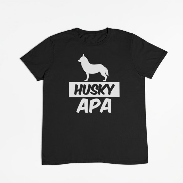 Husky apa férfi póló