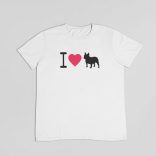 I love frenchie férfi póló