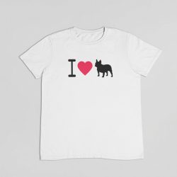 I love frenchie férfi póló