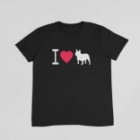 I love frenchie férfi póló