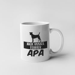 Jack russel terrier apa bögre