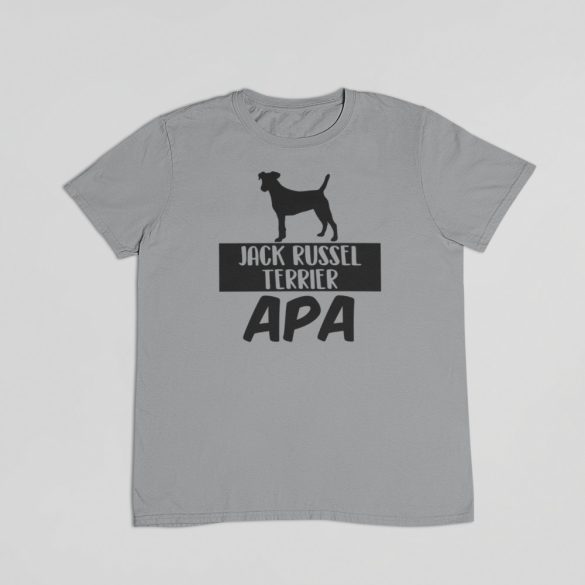 Jack russel terrier apa férfi póló