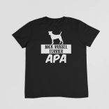 Jack russel terrier apa férfi póló