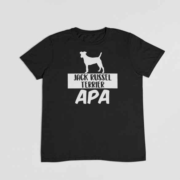 Jack russel terrier apa férfi póló