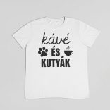 Kávé és kutyák férfi póló