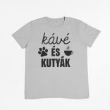 Kávé és kutyák férfi póló