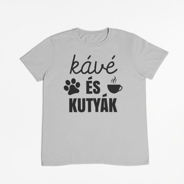 Kávé és kutyák férfi póló