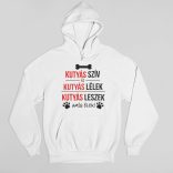 Kutyás szív kutyás lélek női pulóver
