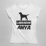 Labrador retriever anya női póló