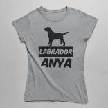 Labrador retriever anya női póló