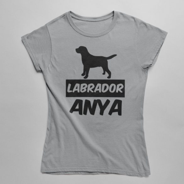 Labrador retriever anya női póló