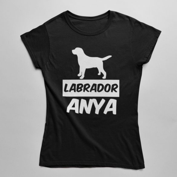 Labrador retriever anya női póló