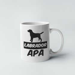 Labrador retriever apa bögre