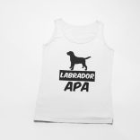 Labrador retriever apa férfi atléta