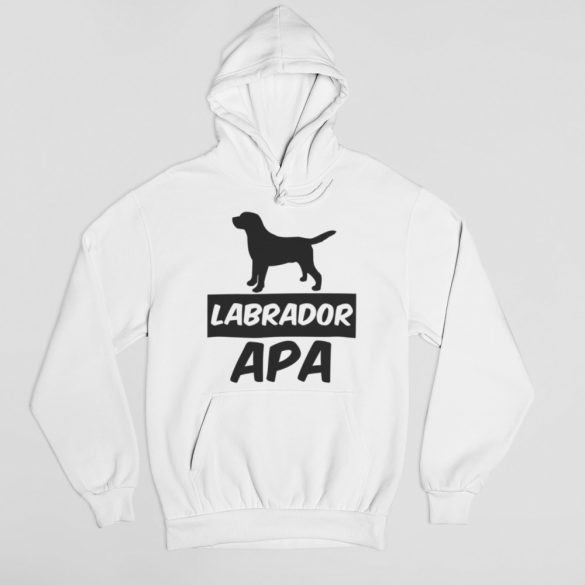 Labrador retriever apa férfi pulóver