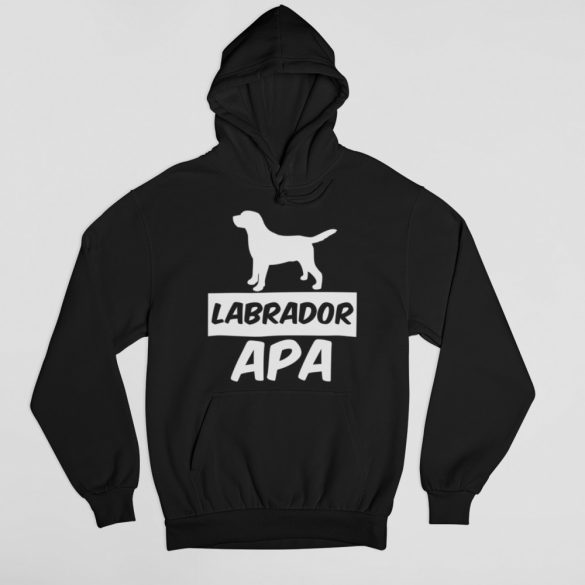Labrador retriever apa férfi pulóver