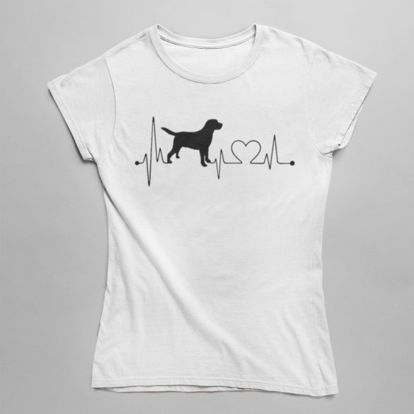 Labrador heartbeat női póló