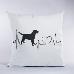 Labrador heartbeat párna