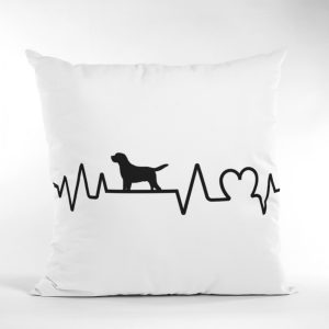 Labrador retriever heartbeat párna