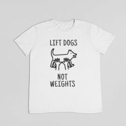 Lift dogs not weights férfi póló