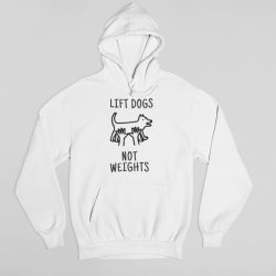 Lift dogs not weights pulóver