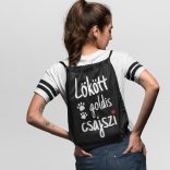 Lökött goldis csajszi tornazsák