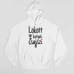 Lökött kutyás csajszi v2 női pulóver