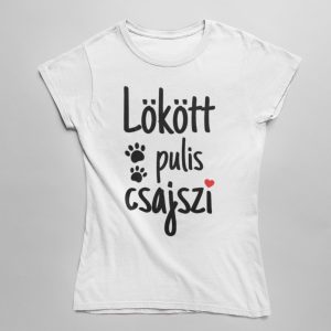 Lökött pulis csajszi női póló