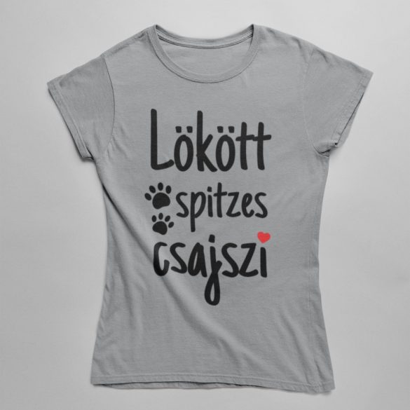 Lökött spitzes csajszi női póló