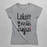 Lökött vizslás csajszi női póló
