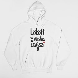 Lökött vizslás csajszi női pulóver