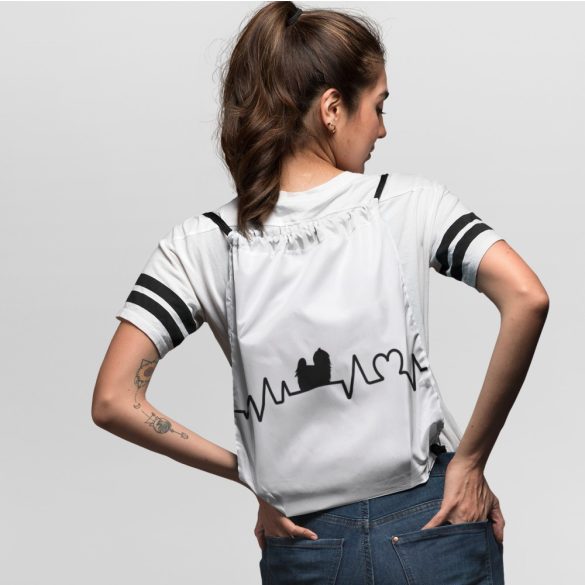 Máltai selyemkutya heartbeat tornazsák