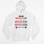Mopszos szív és mopszos lélek Női pulóver