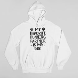 My favorite running partner is my dog pulóver