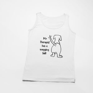 My therapist has a wagging tail női atléta
