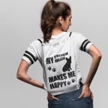 My frenchbulldog makes me happy tornazsák