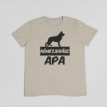 Németjuhász apa férfi póló