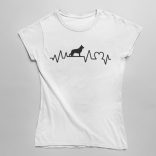Németjuhász heartbeat női póló
