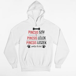 Pincsis szív és pincsis lélek női pulóver