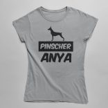 Pinscher anya női póló