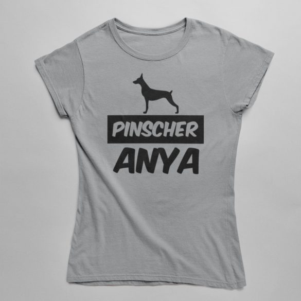 Pinscher anya női póló