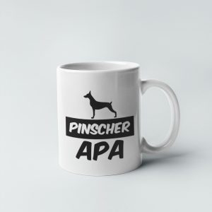 Pinscher apa bögre