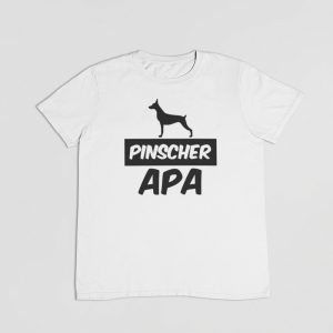 Pinscher apa férfi póló