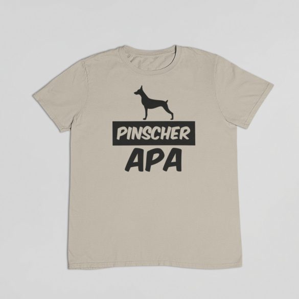 Pinscher apa férfi póló