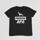 Pinscher apa férfi póló