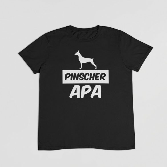 Pinscher apa férfi póló